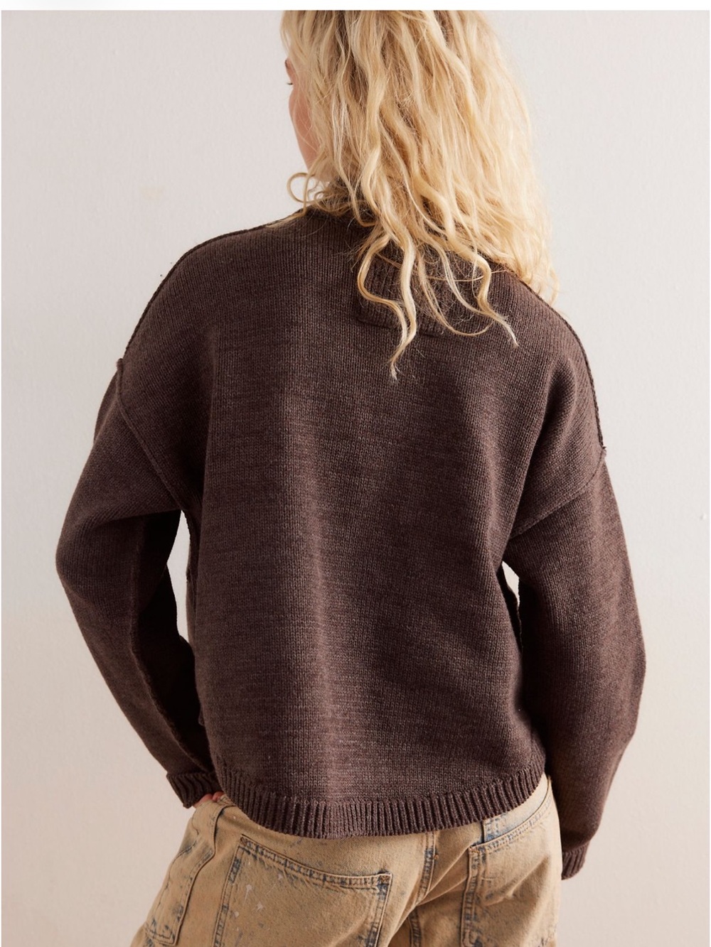 Free people we the free on the isle cardigan brown NWT - Picture 2 of 10